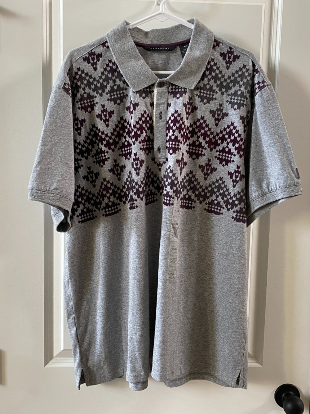 Sean John Gray Polo Shirt Size 3XL NWOT